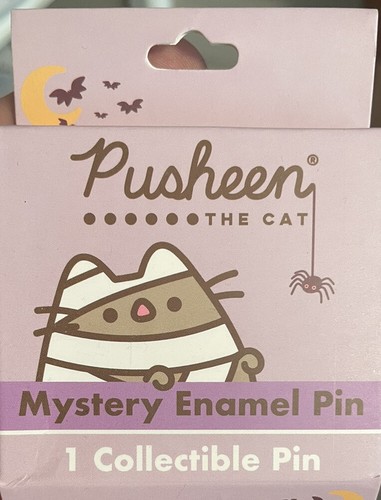 Pusheen The Cat Blind Mystery Halloween Lapel Enamel Pin Boosheen Glitter Ghost - 第 2/3 張圖片