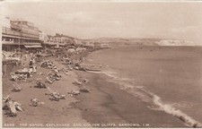 Postcard - Sandown IOW. The Sands, Esplanade and Culver Cliffs