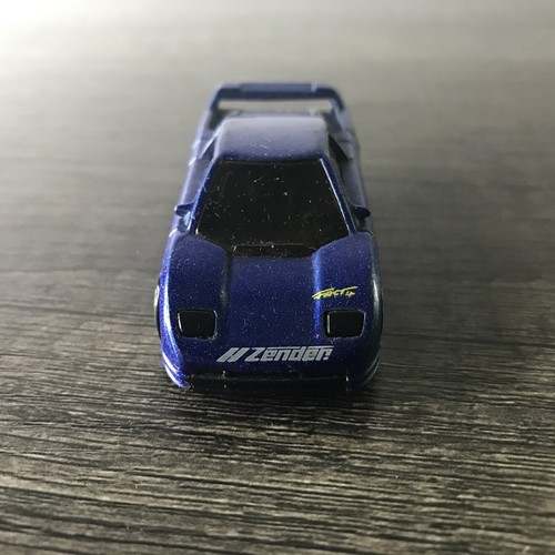 Vintage 1990 Hot Wheels #228 Zender Fact 4 Blue UH Wheels 1:64 - Picture 7 of 9