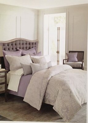 Bloomingdale's 1872 Harlow Linen/Cotton Blend King Comforter Cover MSRP $430 NWT