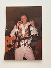 ELVIS PRESLEY ORIGINAL VINTAGE KODAK PHOTO MACON, GA  JUN. 1 1977 STAMPED