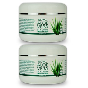 2 x Royal Aloe Vera 24h Gesichtscreme Tages Nacht Creme ...