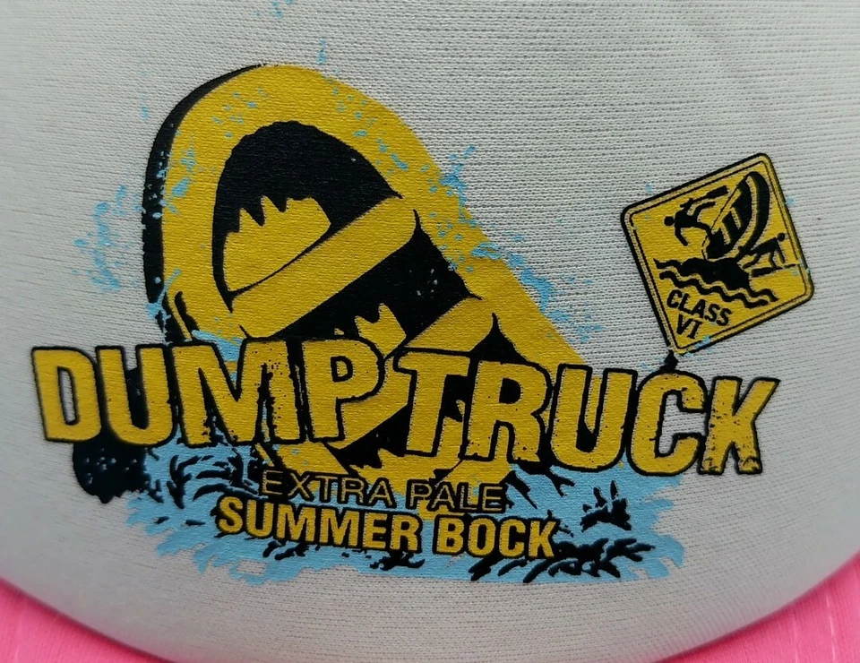 DUMP TRUCK SUMMER BOCK BEER hat pink adjustable snapback cap Bayern Brewing - Image 3 of 4