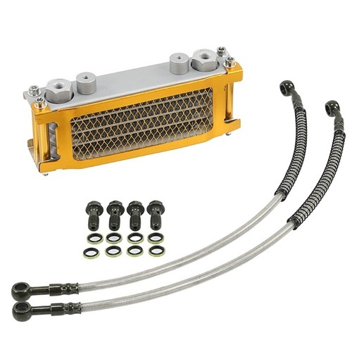 Motocross Aluminium Oil Cooling Radiator System Motorcycle Oil Cooler Radiator - Afbeelding 9 van 11