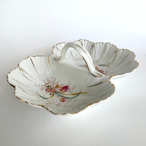 KPM Germany Antik Floral Gold Vergoldet Geteilter Griff Porzellan Servierschale - Bild 5 von 8