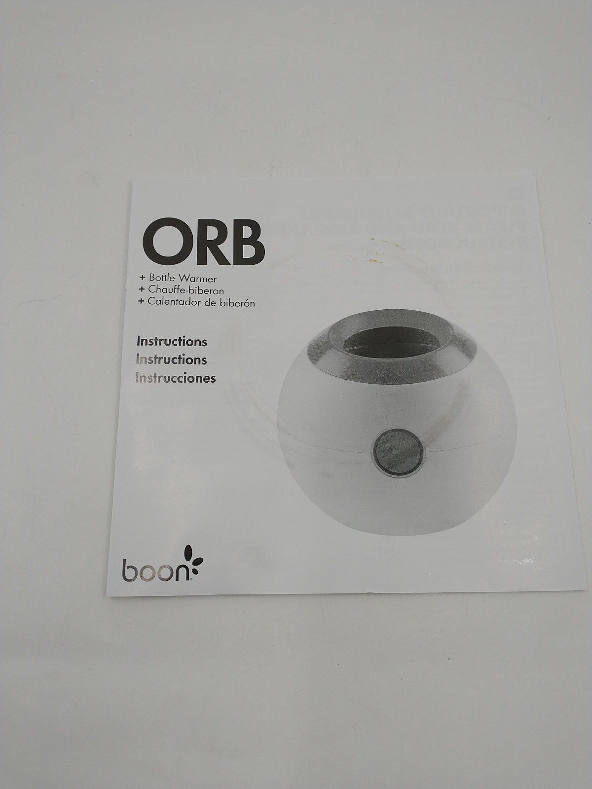 BOON Orb Bottle Warmer, Green and White, Fits Most Bottles