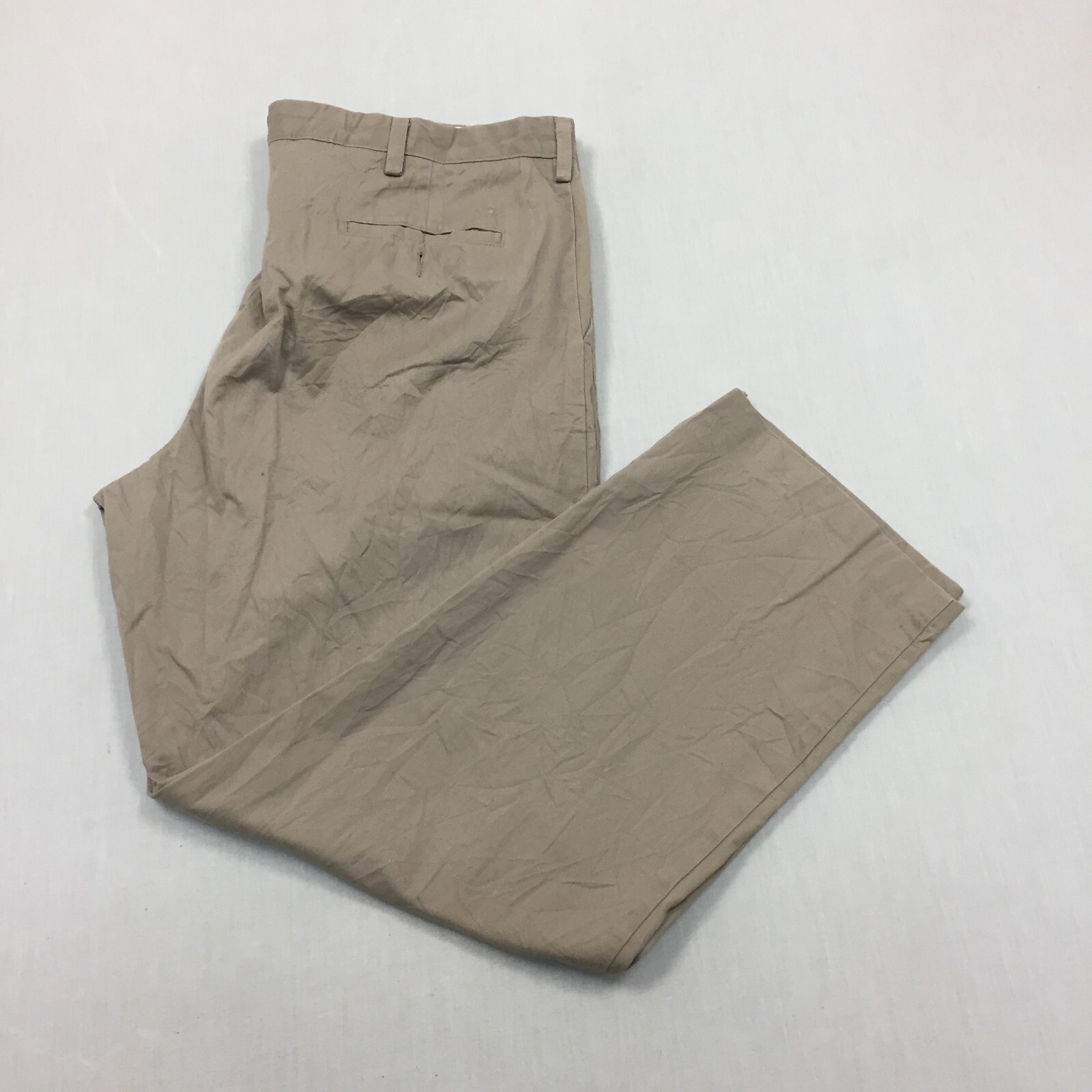 Dockers D3 Chino Trousers Cotton Pants Straight Fit Mens Size 42W 32L Beige
