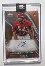Christian Encarnacion-Strand 2024 Topps Chrome Black Orange Rookie Auto 25/25