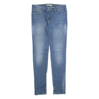 LEVI'S 711 Womens Jeans Blue Slim Skinny Stone Wash W28 L30