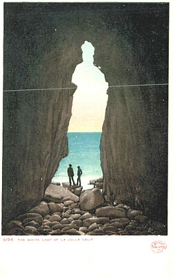 VIntage Postcard-#6194, The White Lady of La Jolla, CA