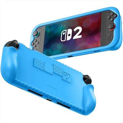 Case for Nintendo Switch 2 (2025) Soft Silicone Shock Proof Cover Game Card Slot