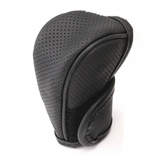 Leather Car Interior Manual Automatic Shift Knob Shifter Gear Protector Cover
