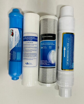 DA 1 A 3 KIT FILTRI STANDARD CTO x DEPURATORE ACQUA PURIFICATORE DA 1 A 3 KIT FILTRI STANDARD CTO x DEPURATORE ACQUA PURIFICATORE