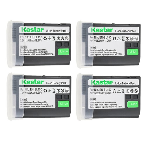 Kastar Li-ion Battery Replacement for EN-EL15c ENEL15c Nikon Z 5 Z 6 Z 7 Camera - Picture 7 of 7