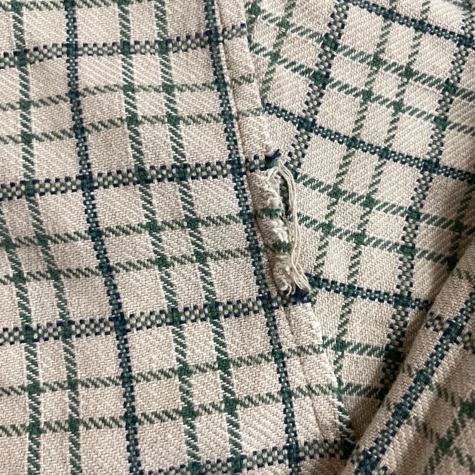 Vintage Rogue Washed Cotton Flannel Button Up Shirt Mens Medium Plaid Grunge - Image 3 of 4