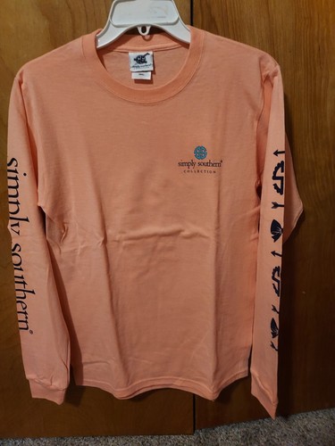 Simply Southern, LS, "Love Deerly ", Sherbert Orange, Tshirt, S