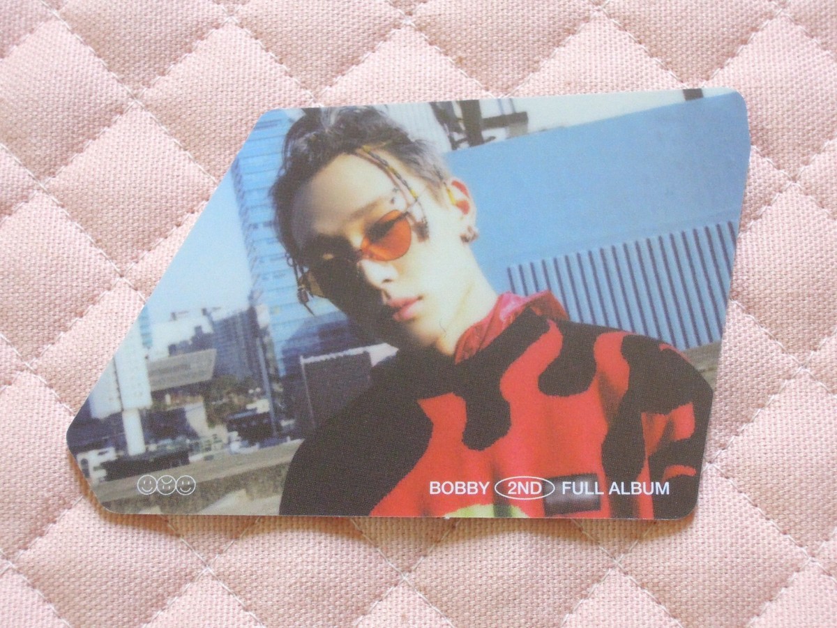 iKON BOBBY 2nd Album LUCKY MAN Photocard YG KPOP U MAD *READ