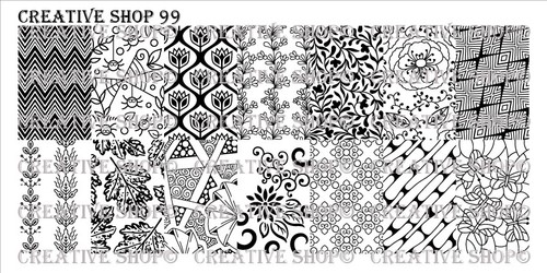 Creative Shop Nail Art Stanzplatten Sammlung Stanzdesigns ~ Brandneu - Bild 85 von 98