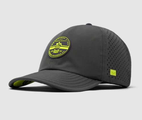 Brand New Melin Hydro A Game Crushed Grey and Neon Yellow Hat CL Rare BNWT - Picture 1 of 15
