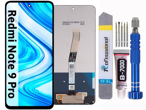 Für Xiaomi Redmi Note 9 Pro Display Komplettes Bildschirm LCD +Touch Screen - Bild 1 von 8
