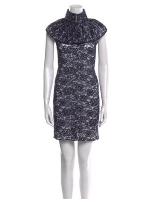karl lagerfeld lace dress Archival Chanel Lace Sheath Dress Karl Lagerfeld