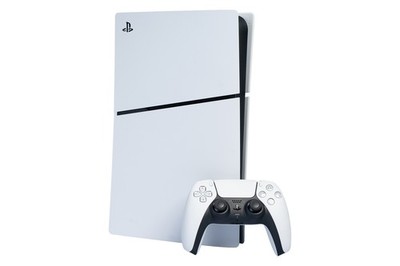 Sony Playstation 5 Slim Digital Version 825 GB Weiß 2x Controller Spielekonsole