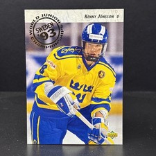 1992-93 Upper Deck - World Juniors Championships #596 Kenny Jonsson (RC)