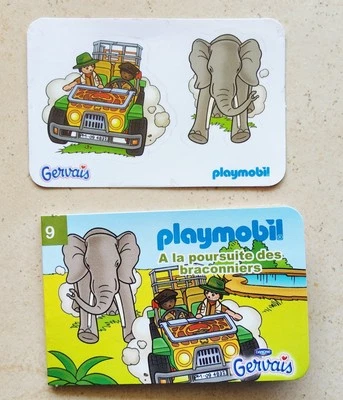 Autocollant sticker playmobil ELEPHANT SAFARI adesivo aufkleber pegatina vintage - Photo 1/2