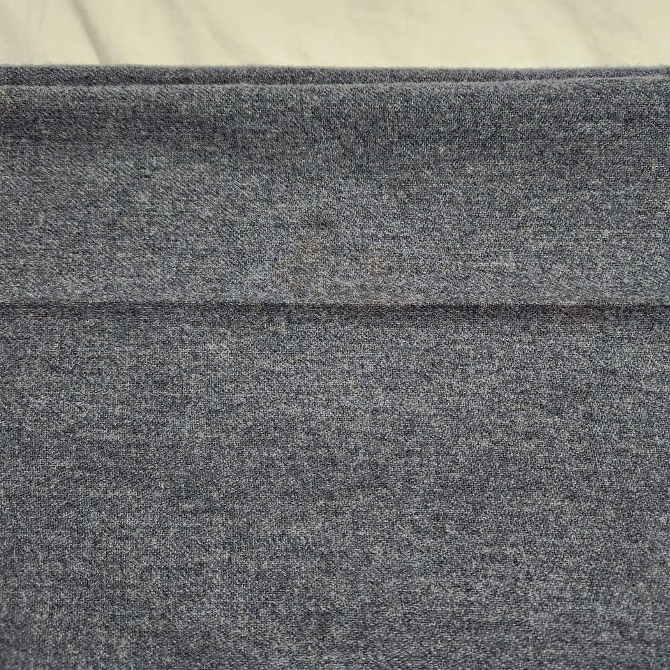 Pantalones de vestir de lana azul oscuro cuerno de caza vintage años 60 Foto 4 de 4