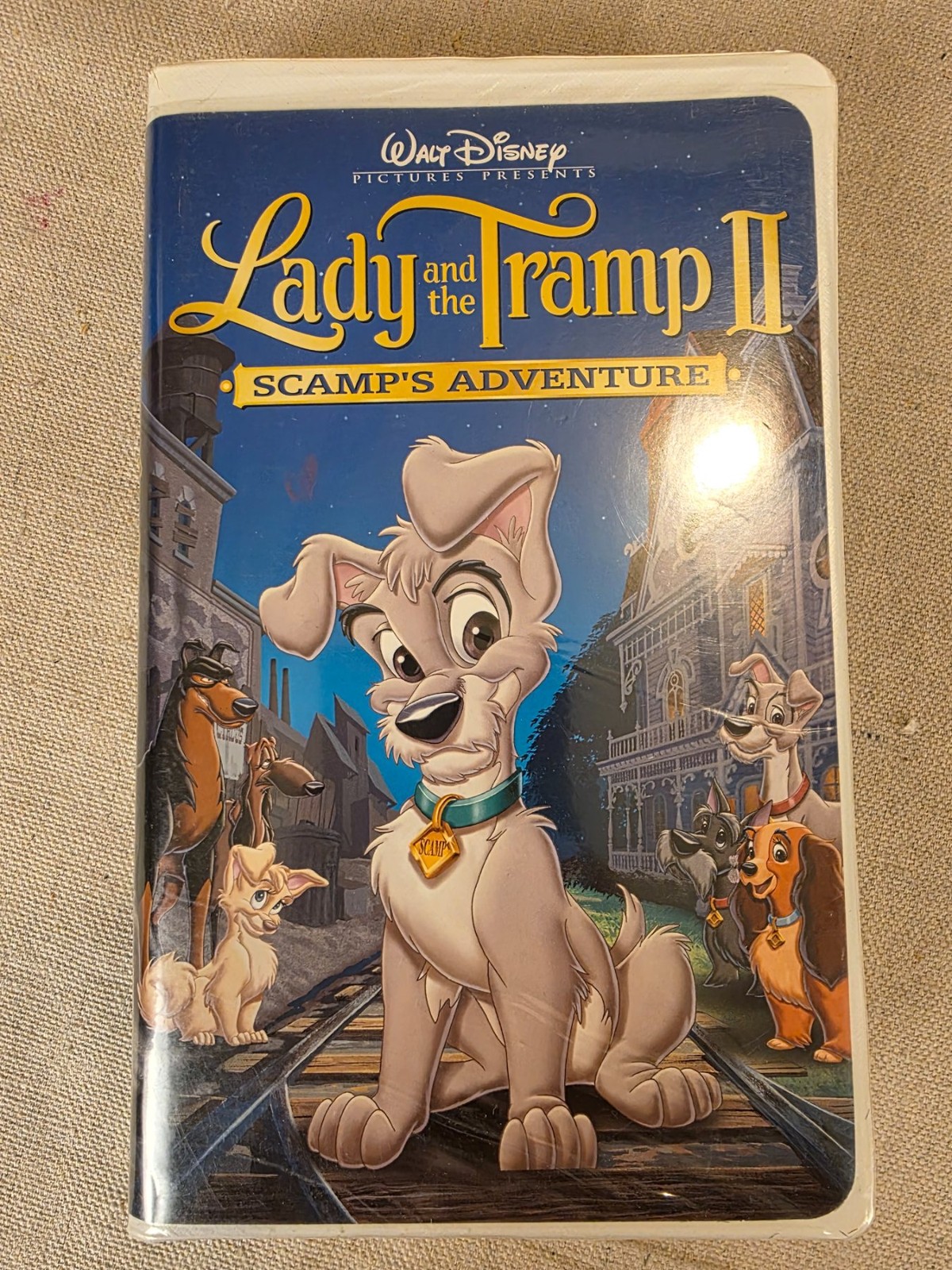 Walt Disney Lady and the Tramp II Scamp's Adventure VHS Tape 2001
