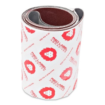 Red Label Abrasives 6 X 80 Inch 80 Grit Aluminum Oxide Multipurpose Sanding Belt