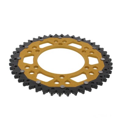 Kettenrad Alu gold 46-Zähne 525# für Yamaha MT-09 850 A Sport Tracker ABS 2016