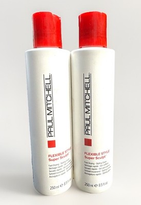 2 paul mitchell flexible style super sculpt fast drying styling glaze 8.5oz