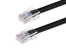 Monoprice Cat5e Ethernet Patch Cable - 10ft - Black, RJ45, 350Mhz, UTP, 24AWG