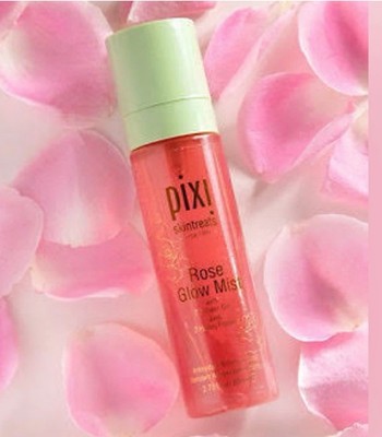 Pixi Skintreats Rose Glow Mist~ Antioxidant Botanical Boost 7 Flower Oils 2.7oz