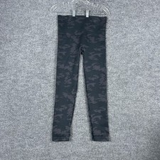 Spanx Leggings Womens XL Gray Camo High Rise Compression Yoga Activewear Pants