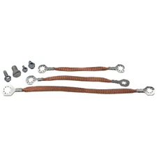 Radio Suppression Copper Body Frame Engine Ground Straps 1965-74 Lemans Firebird