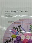 Embroidery DIY Art KIt Floral LOt x 2 Cx0401 Cx0242 — photo 4
