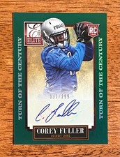 Corey Fuller 2013 Elite Turn of the Century RC Autograph 037/299 Lions