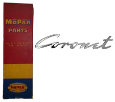 New Old Stock Quarter Panel Nameplate For 1958 Dodge Coronet Models 1884224 New Old Stock Quarter Panel Nameplate For 1958 Dodge Coronet Models 1884224