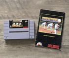 Roger Clemens' MVP Baseball (Super Nintendo SNES, 1992)  w/ Manual-Tested — photo 1