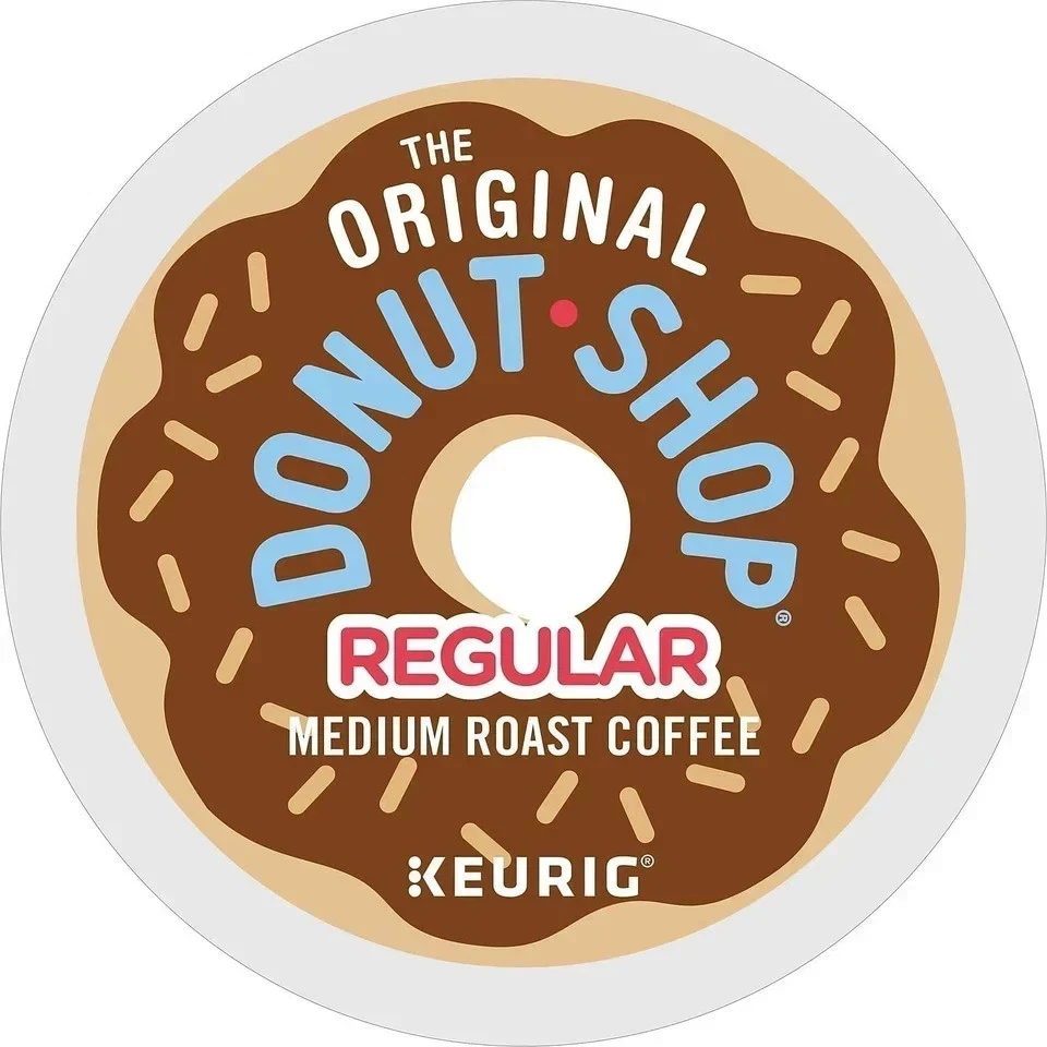 Cápsulas K-Cup de café tostado medio originales Donut Shop, 96ct Keurig individuales Foto 3 de 4