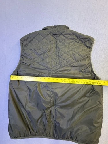 Beretta Vest Mens Large Green Quilted Full Zip Insulated Hunting Lightweight image 10