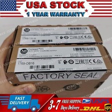 New Allen-Bradley 1769-OB16 CompactLogix 16 Pt 24VDC D/O Module US Free Tax