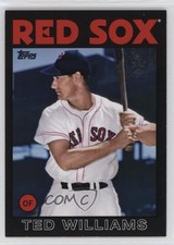2021 Update 1986 Topps Baseball 35th Anniversary Black Ted Williams HOF 15xk
