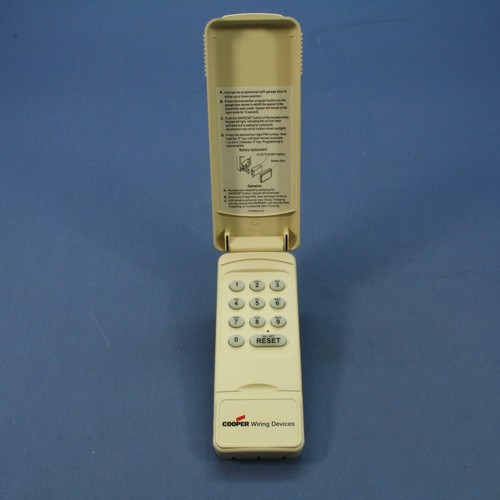 Cooper Aspire RF Garage Door Wireless Keyless Entry Wallmount Keypad w/PIN RFWGT - Picture 3 of 5