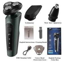 Electric Shavers for Men Waterproof Electric Trimmer Razor 