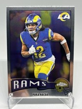 2025 Topps Chrome Football Base 1975 Insert Puka Nacua Los Angeles Rams #1975-19