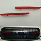 Pair For Dodge Ram 1500 2019-2021 Red Front Grille Insert Cover Trim Accessories