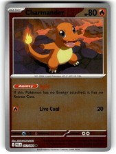 Pokemon 2025 ME02: Phantasmal Flames Card #11 Charmander  Reverse Foil
